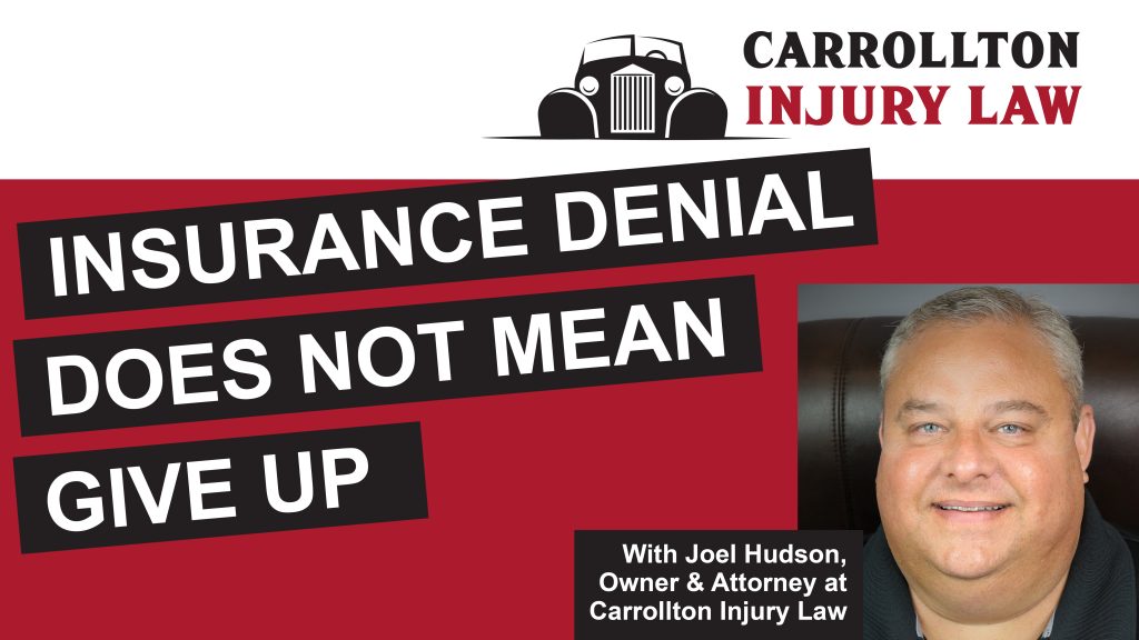 getting denied by insurance does not mean give up
