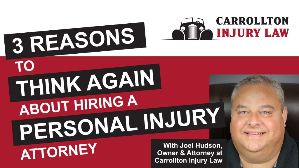 3 reasons to think again about hiring a personal injury lawyer